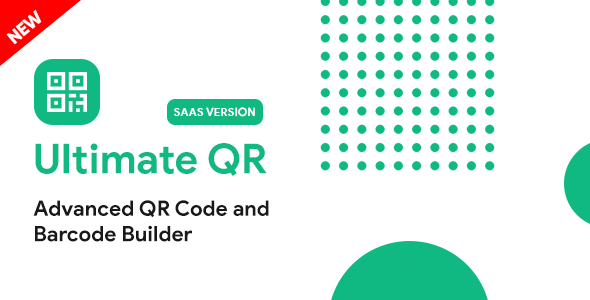 UltimateQR - Advanced QR Code + Barcode Generator | SAAS | PHP Script