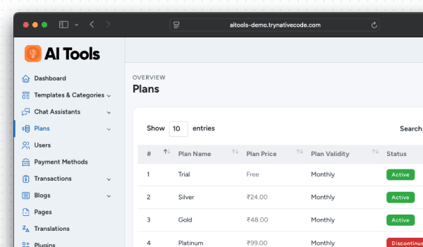 Flexible Subscription Plans