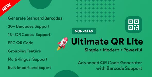 UltimateQR Lite Banner