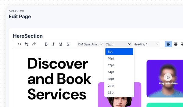 Drag & Drop Page Editor