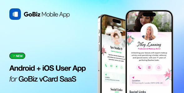 GoBiz - vCard Builder SaaS