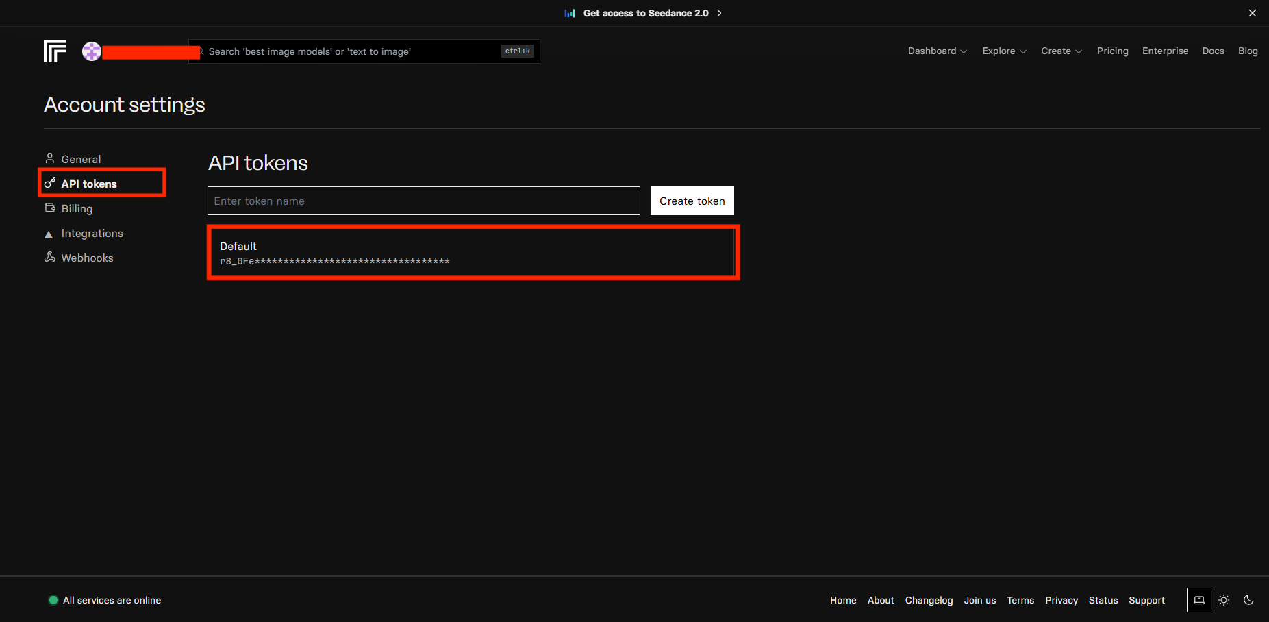 OpenAI Dashboard Profile