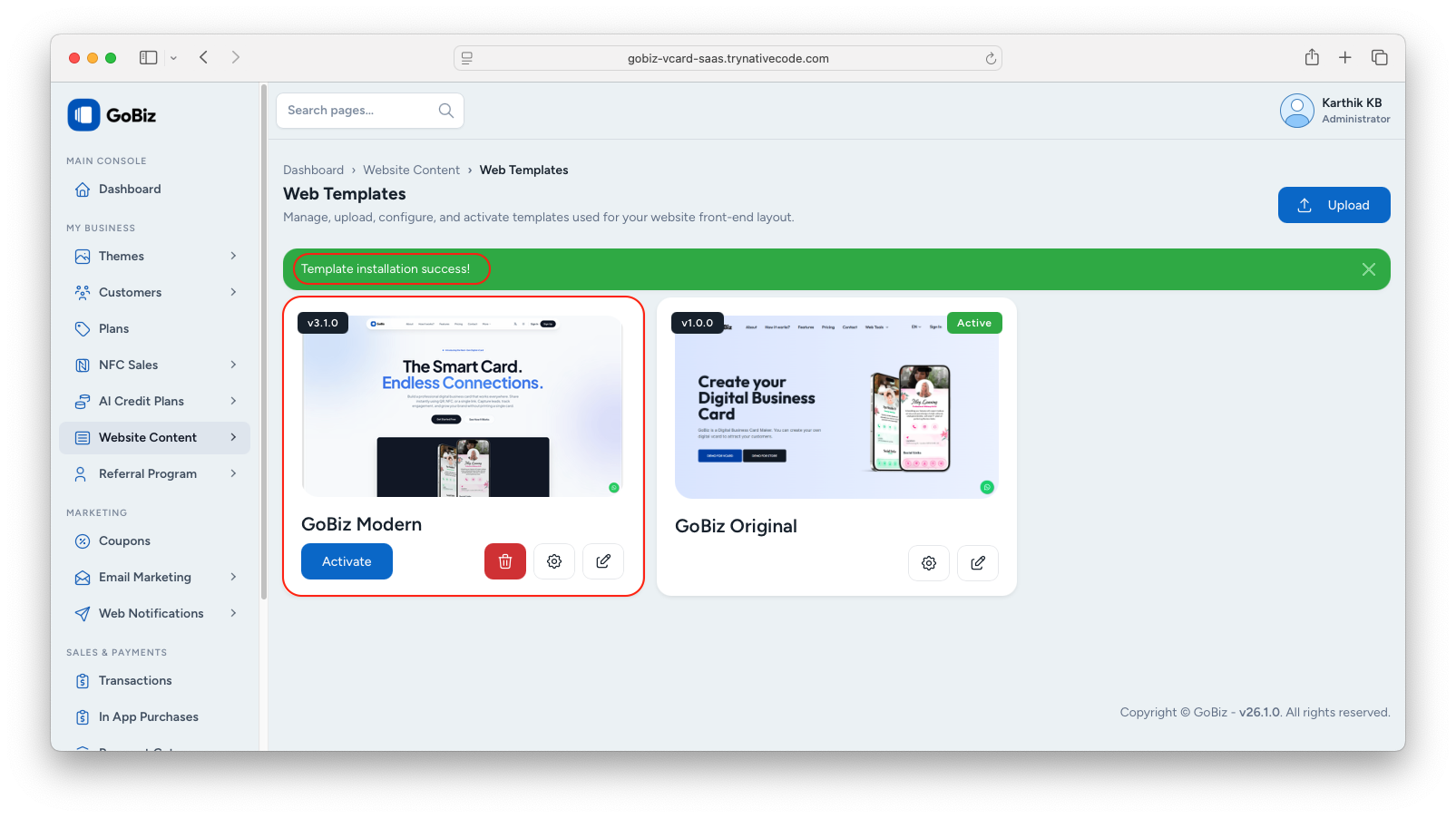 gobiz_modern_web_template_installation_3