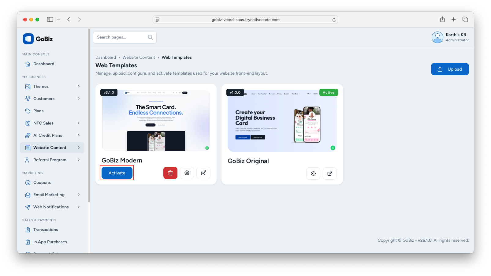 gobiz_modern_web_template_installation_4