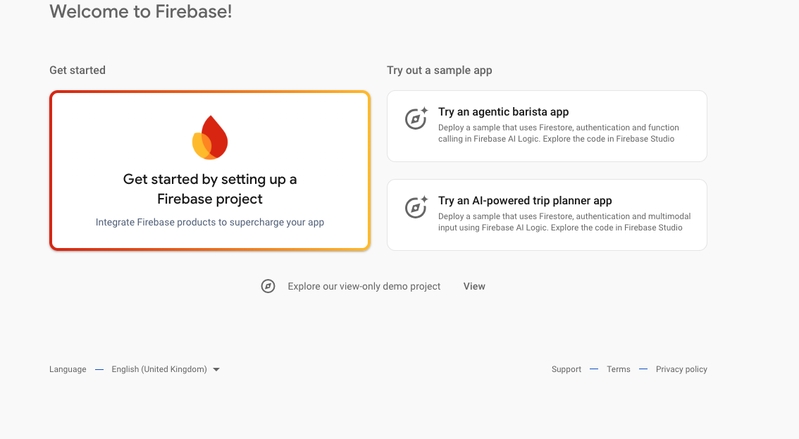 Firebase Console