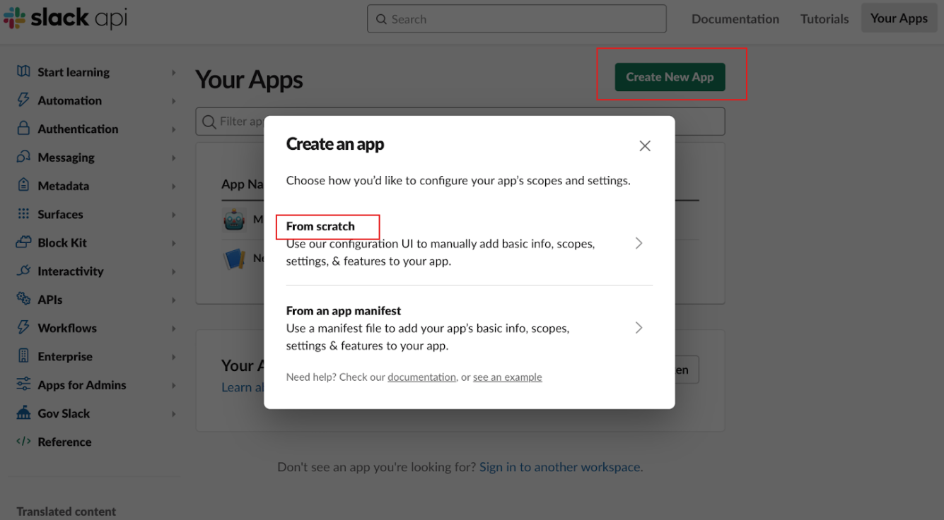 Create Slack App