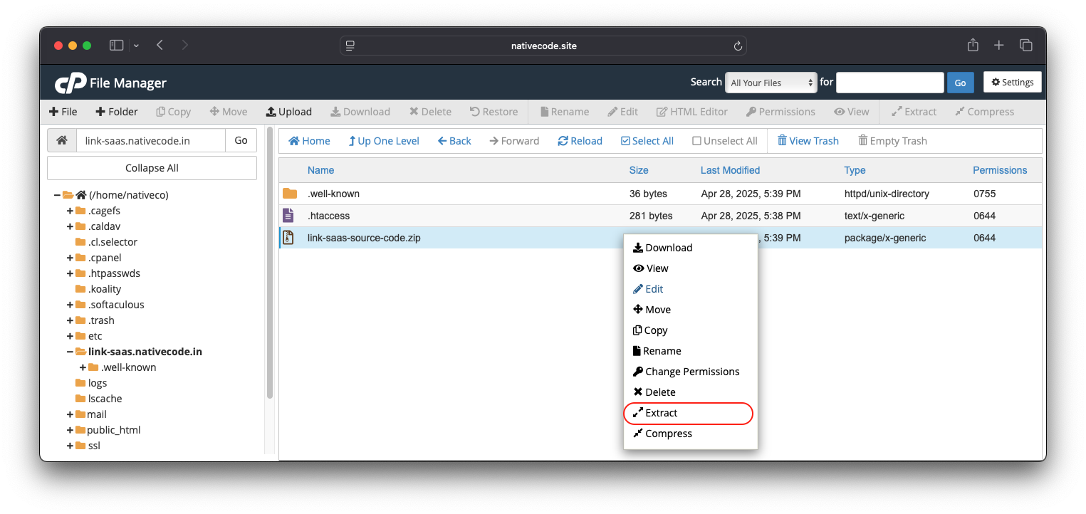 LinkSaaS Installation