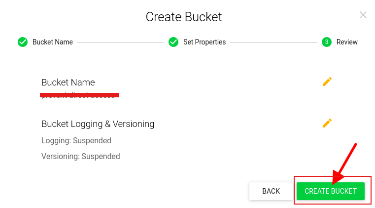 Bucket Region