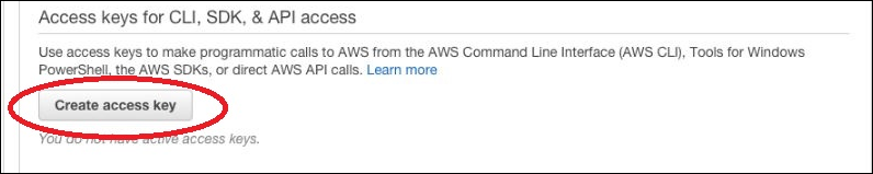 AWS Create Access Key