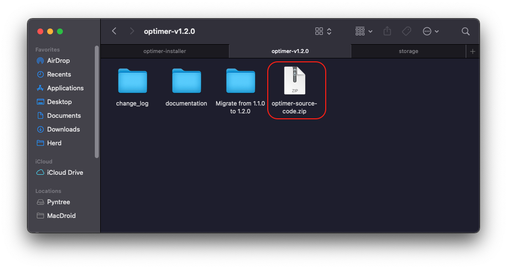 Optimer Installation