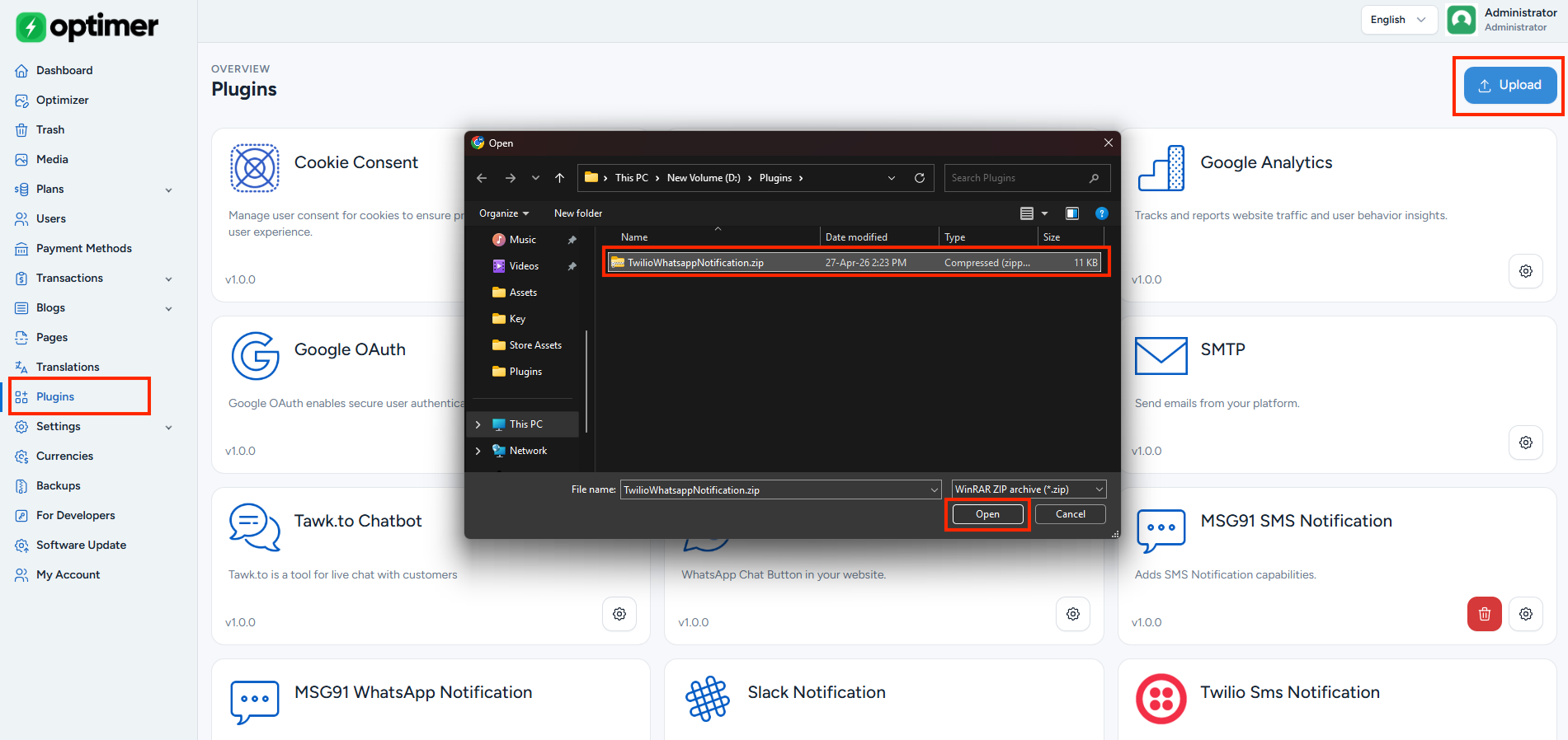 TwilioWhatsappNotification.zip
