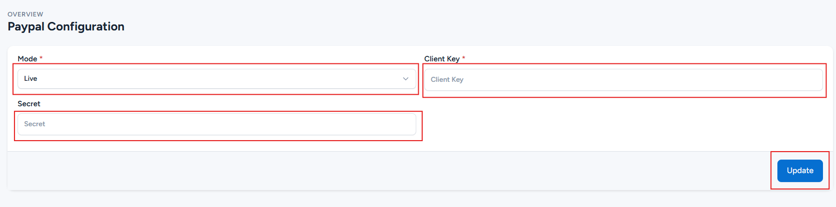 PayPal Installation