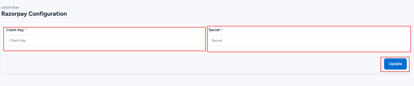 Admin Panel Setup